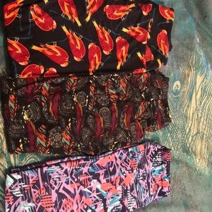 3 pack bundle LulaRoe Leggings